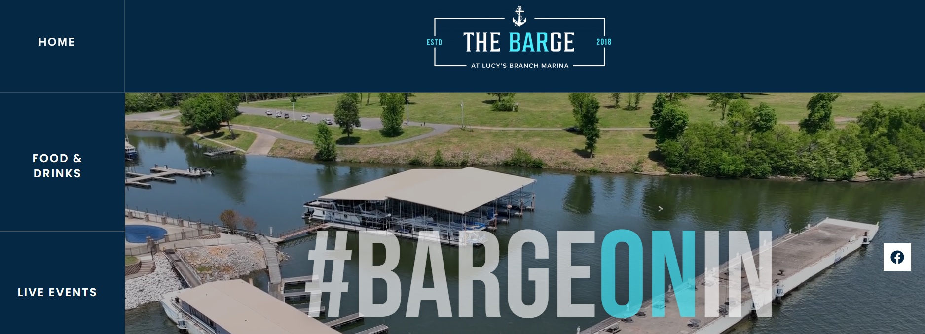 Lucy's BARge at Lucy's Branch Marina In Athens, AL